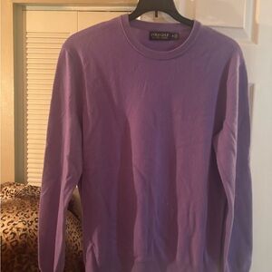 Polo Golf Men's Cashmere Crewneck Sweater in Lavender.